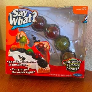 SAY WHAT? Unscramble Famous Phrases GAME